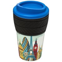 Brite-Americano 350 ml Isolierbecher mit Schutzring Reifen-Design