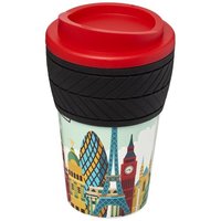 Brite-Americano 350 ml Isolierbecher mit Schutzring Reifen-Design