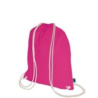 Fairtrade Baumwoll-Turnbeutel mit Tragekordeln - 140 gm - 38 x 46 cm