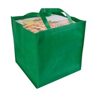 Non-Woven-Tasche mit kurzen Griffen - 80 gm - 36 x 36 x 37 cm