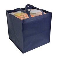 Non-Woven-Tasche mit kurzen Griffen - 80 gm - 36 x 36 x 37 cm