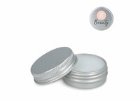 Runde Lippenbalsam-Dose aus recyceltem Aluminium