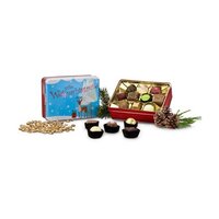 Geschenkartikel  Präsentartikel Süße Weihnachtsgrüße - Pralinendose mit 125 g