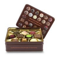 Geschenkartikel  Präsentartikel Schokoladenauswahl - Pralinendose mit 125 g