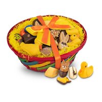 Geschenkartikel  Präsentartikel Großer Osterkorb mit Confiseriespezialitäten 600 g