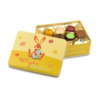 Geschenkartikel  Präsentartikel Kleinigkeit vom Osterhasen - Pralinendose mit 125 g