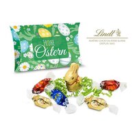 Geschenkartikel  Präsentartikel Lindt Ostertasche inkl Lindt-Goldhase - auch in individueller Kissenverpackung