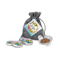 Geschenkset  Präsenteset Oster-Schokotaler im Säckchen
