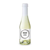 Secco ZERO - Schäumendes Getränk aus alkoholfreiem Wein - Flasche klar 02 l