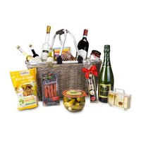 Geschenkset  Präsenteset Geschenkkorb XXL - Einkaufskorb mit 14 leckeren Produkten