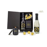 Geschenkset  Präsenteset Schwarz-Goldene Momente alkoholfrei