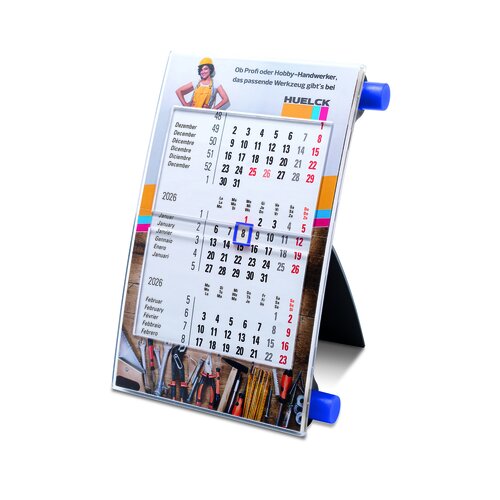 Tischkalender Vision, 6-sprachig