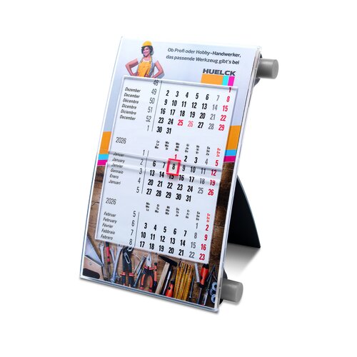 Tischkalender Vision, 6-sprachig