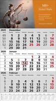 3 Monats-Wandkalender Standard 1 Plus deutsch