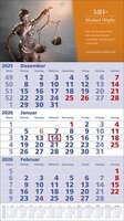 3 Monats-Wandkalender Standard 1 Plus deutsch