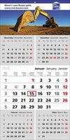 3 Monats-Wandkalender Complete 5 inkl 4c-Digitaldruck