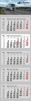 5-Block-Wandkalender Clever 5 4-sprachig