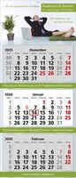 3 Monats-Wandkalender Classic 3