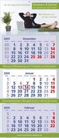 3 Monats-Wandkalender Classic 3