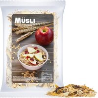 Müsli Apfel-Cranberry ca 60g Express Maxi-Tüte mit Etikett