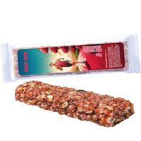 Bio Müsliriegel Multikorn-Himbeere 30g Express Flowpack mit Etikett