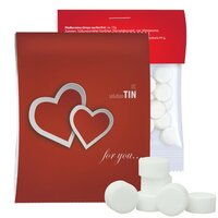 Pfefferminz Drops zuckerfrei ca 15g Express Midi-Tüte mit Werbereiter