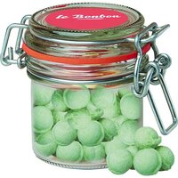 Waldmeister-Brause Bonbons ca 60g Bonbonglas Mini