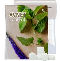 Bio Pfefferminz Drops ca 15g Express Midi-Tüte mit Werbereiter