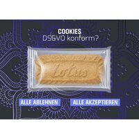 Karamellkeks ca 8g Werbekarte